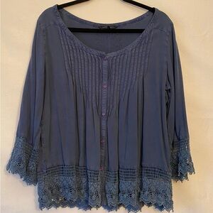 Blue American Eagle Blouse